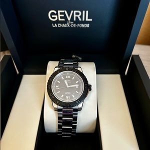 Gevril 3124B Men's Seacloud Swiss Automatic Diver Limited Edition Watch